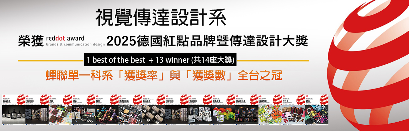 視傳系紅點14座大獎